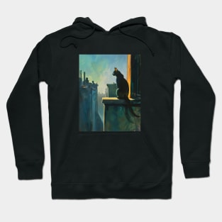 Rooftop Cat Hoodie